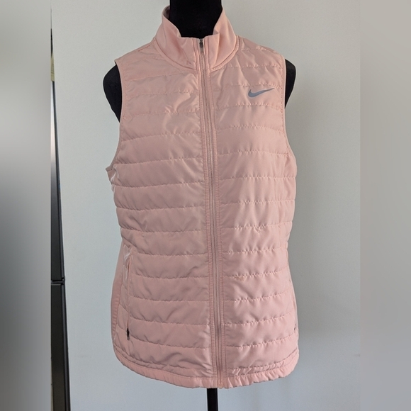 Nike Jackets & Blazers - Nike Therma-FIT Essential Running Vest Arctic Light Pink Orange Women Size Large